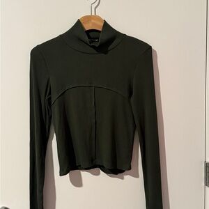 Wilfred Dark Green Long Sleeve Top